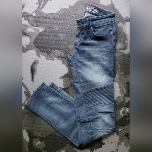 Express Zip Moto Skinny Jeans